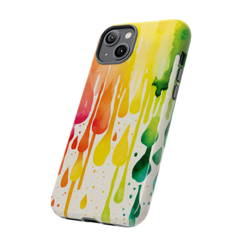 Rainbow Spring Showers - Impact Resistant Phone Case
